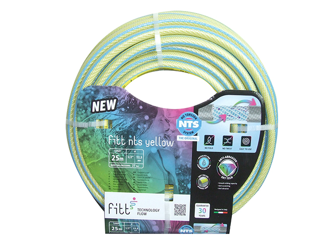 Tubo NTS YELLOW 50mt mm15 5/8. Sistema NTS (no torsion system). SOFT FEELING una banda composta da un materiale che rende la pre