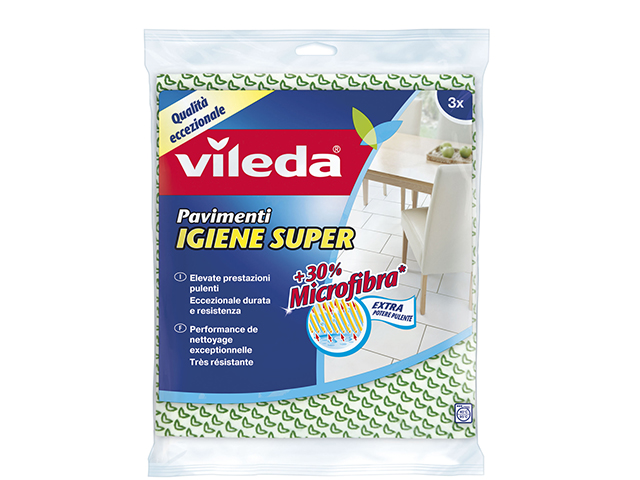 Vileda Panno Pavimenti Igiene Super pz.3 50X45CM