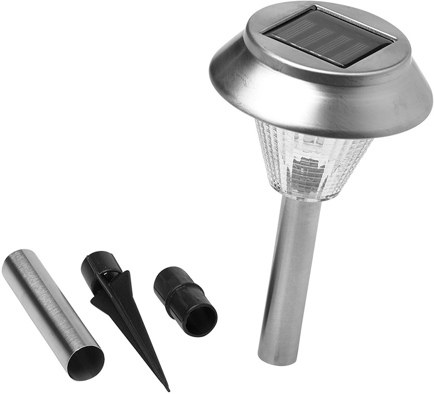 LAMPADA SOLARE DA GIARDINO ACCIAIO INOX PAPILLON 83826