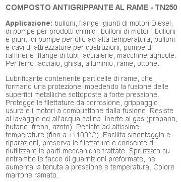 ANTIGRIP TN250 AL RAME 400