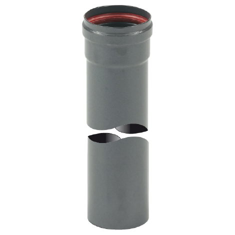 TUBO PELLET H25  diametro 80 ALA2M