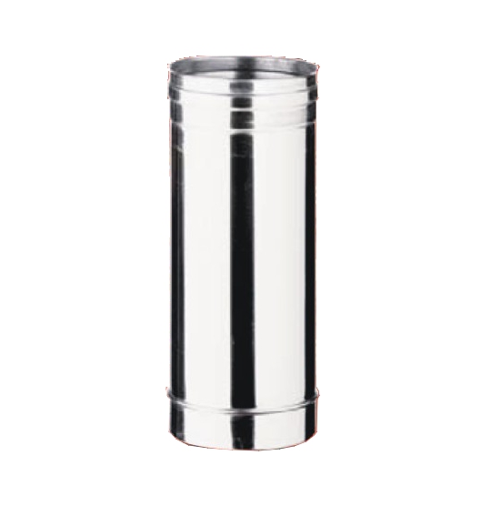 TUBO INOX MONO  500MM diametro 180