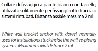 COLLARE X TUBO PPS diametro 60 BIA