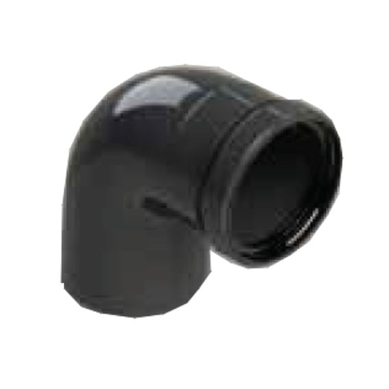 GOMITO PPS 90? diametro 60 NERO UV