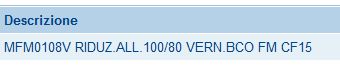 RIDUZIONE ALL.BIA 100F 80M