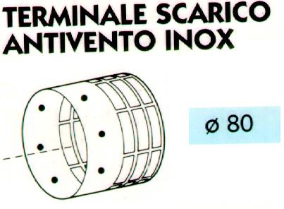 TERMIN SCAR ANTIV INOX diametro 80