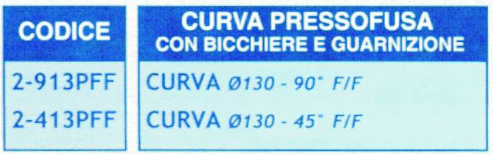 CURVA ALLUM 45? FF  diametro  130 