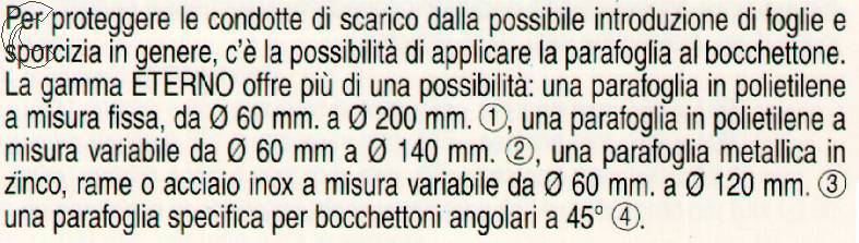 PARAFOGLIA ZINCATA diametro 60-120