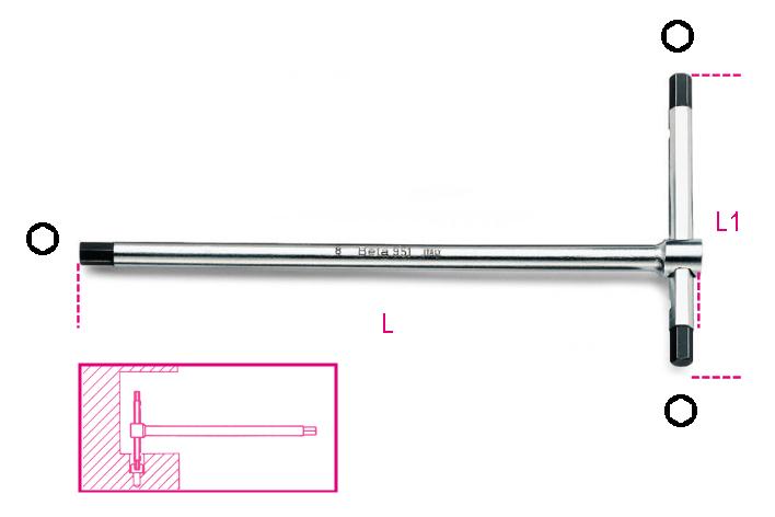 951TX T10 CHIAVE A T TORX 