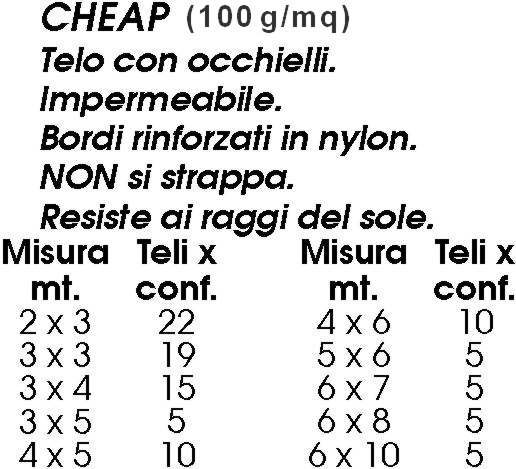 TELO C/OCCH CHEAP      2x3
