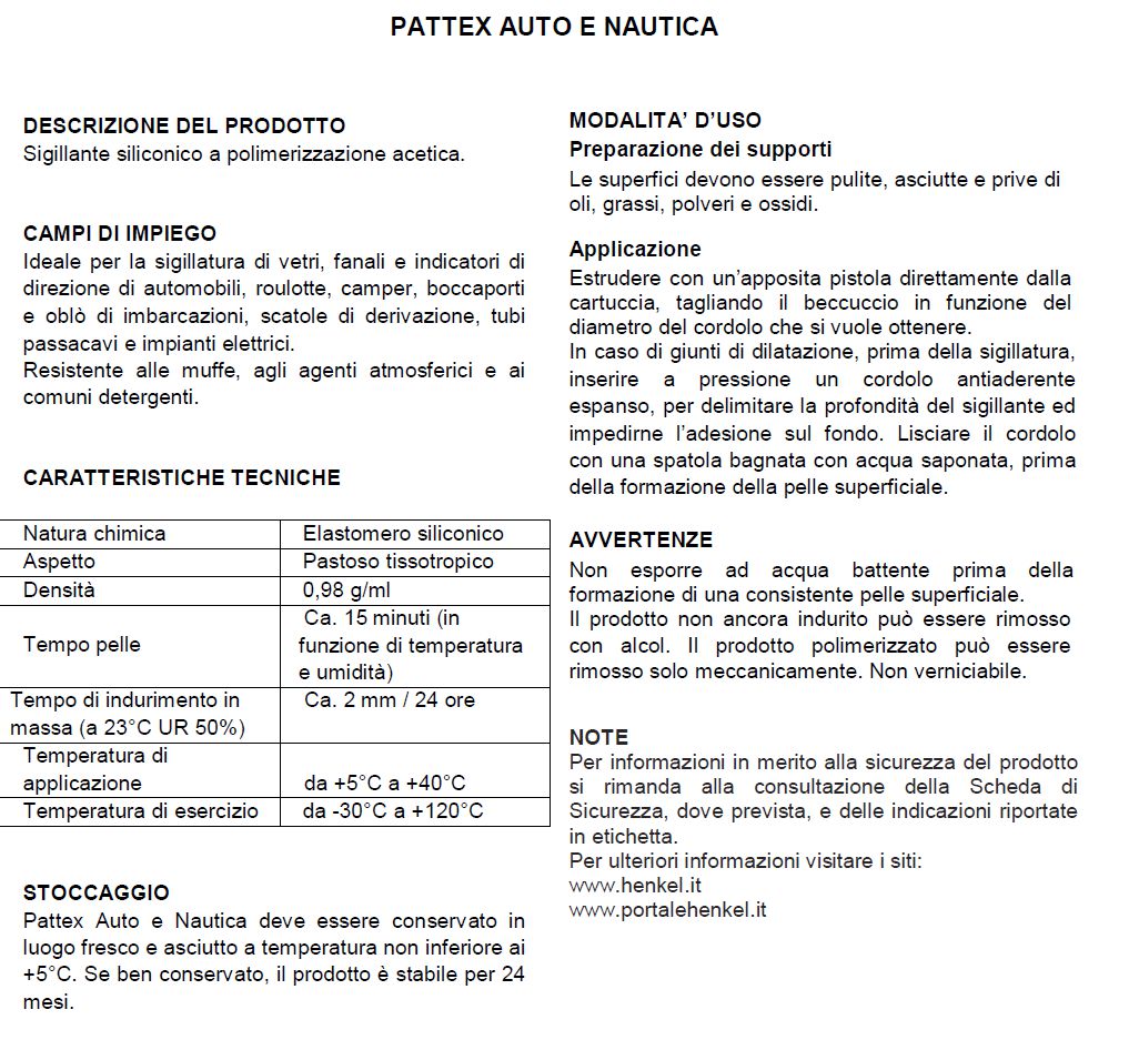 SILIC AUTO/NAUT NERO  50ML