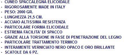 CUNEO SPACCALEGNA ELIC 2KG