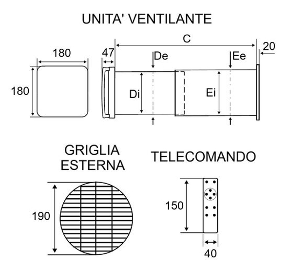 VMC RECUP.CALORE 28-50MC/H