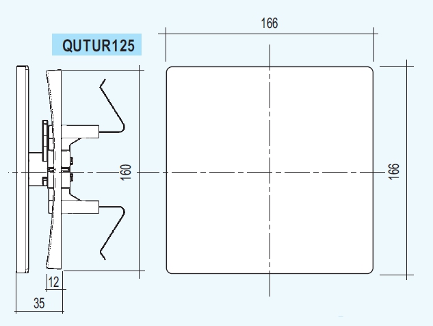 GRIGLIA ESTET QUTUR 80/125