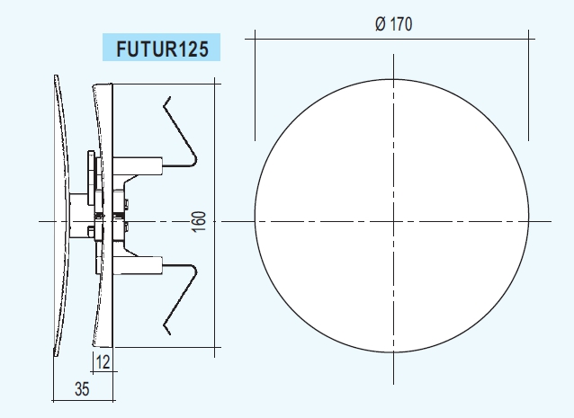GRIGLIA ESTET FUTUR 80/125
