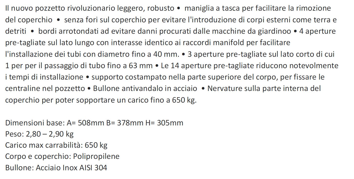 POZZETTO 51x38x31 NEW TYPE