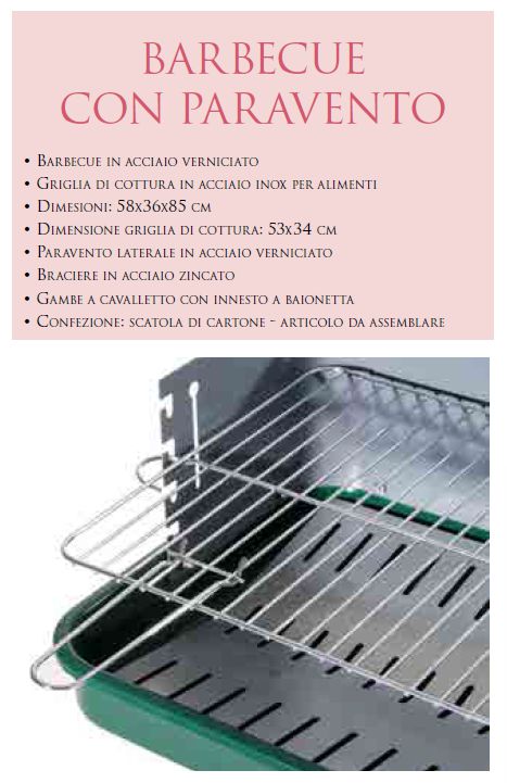 BARBECUE C/PARAV  58x36x85