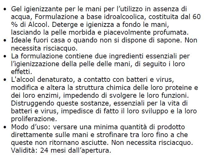 GEL IGENIZZANTE MANI 500ML