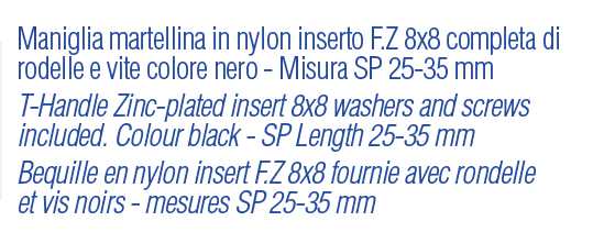 MANIGLIA MARTELL SP 25-35M