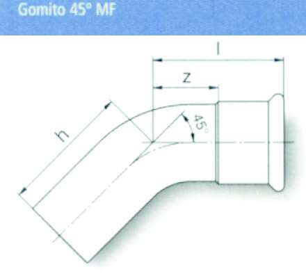 CURVA 45? FERRO MF 28     