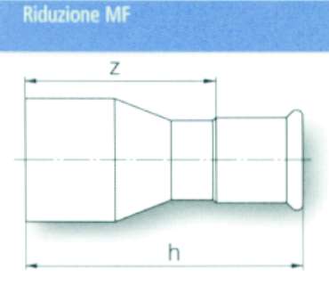 RIDUZIONE FER. MF 35 x 28 
