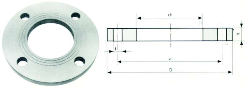 FLANGIA PIANA DN150 PN6   