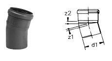 CURVA PLAST diametro  110 15?     
