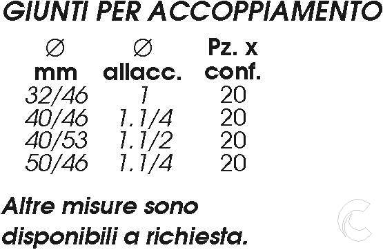 GIUNTO ACCOP.40/46   1,1/4