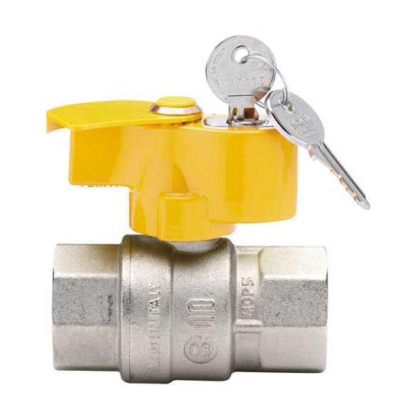 VALV GAS C/CHIAVE DR FF 1"