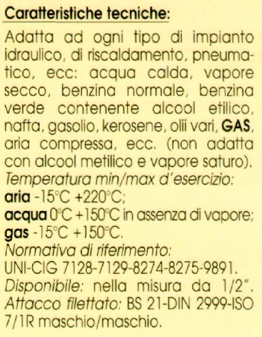 VALVOLA SQ GAS MM NIC 1/2 