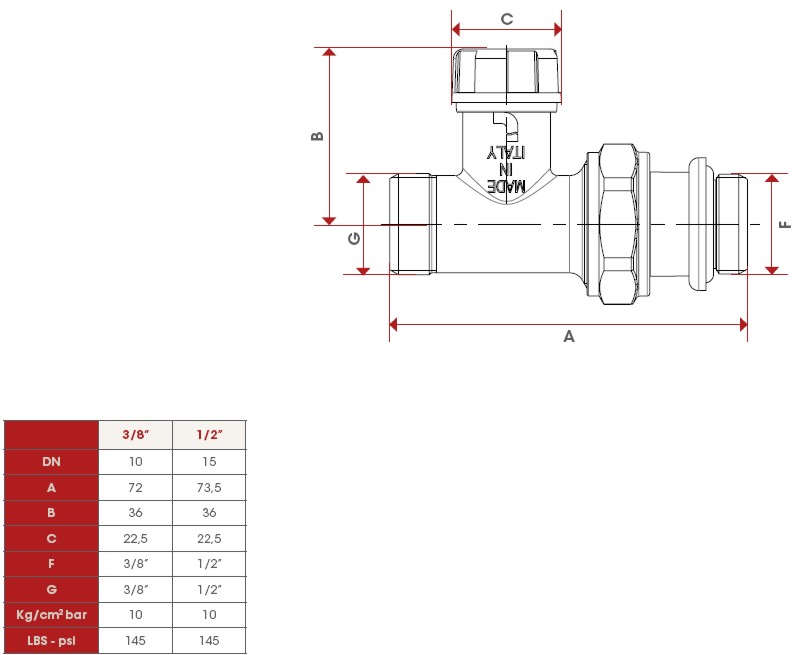 DETENTORE DRIT RAM 1/2    