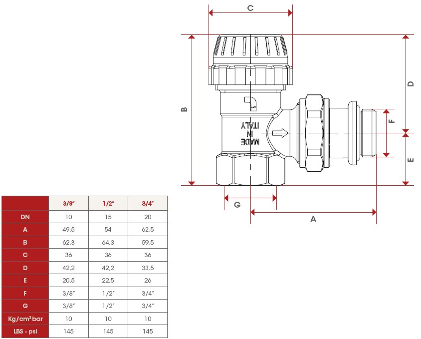 VALV TERM SQUA FER 3/8    