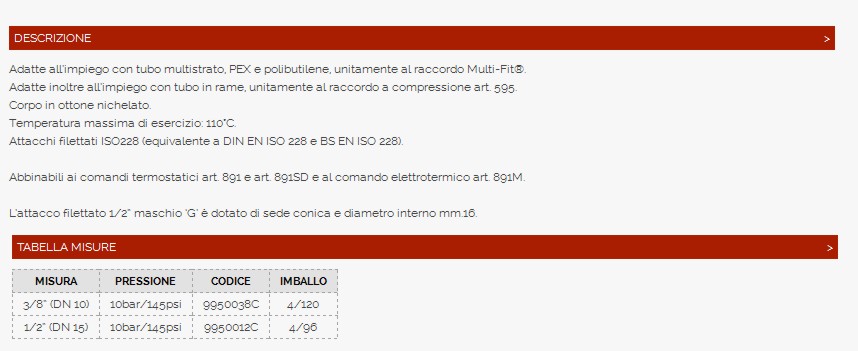 VALV TERM SQUA RAM 3/8    