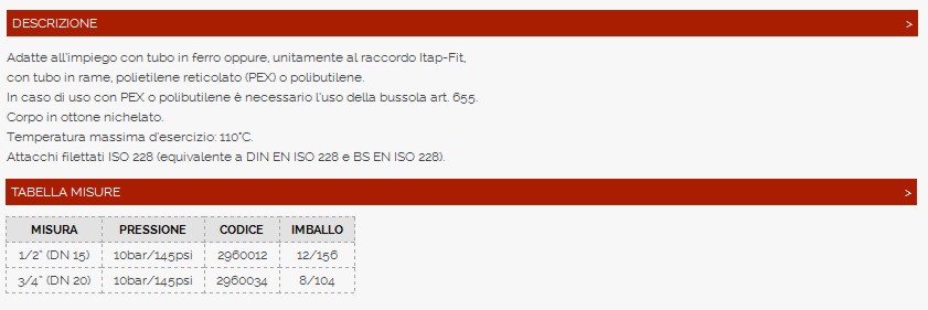 DETENTORE DRIT FER 3/8    