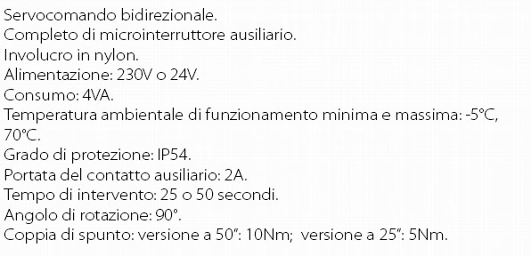 SERVOMOT C/SBLOC 230V 50 S