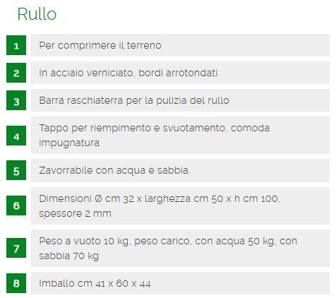 RULLO X GIARDINO diametro 32 L50CM