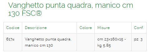 VANGHETTO PUNT/QUADR 22x16
