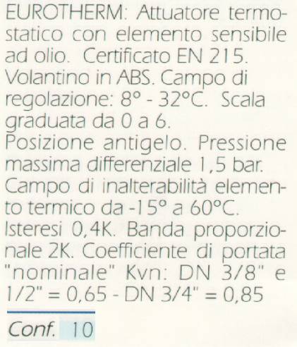 TESTINA TERMOSTATICA NEW  