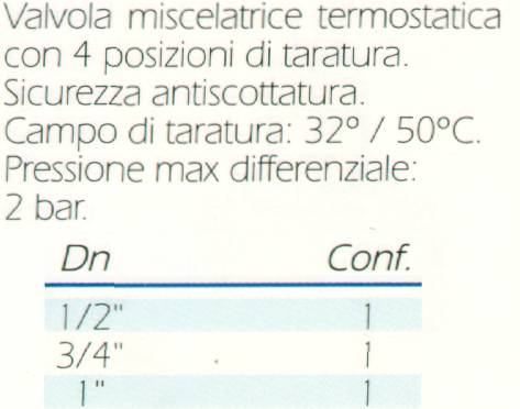 VALVOLA MISCEL TERMOST 1/2