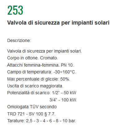 VALV SICUR SOLARE 1/2 6BAR