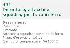 DETENTORE SQ X FERRO   1" 