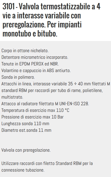 VALV MONO.3/4 INT/VAR TERM