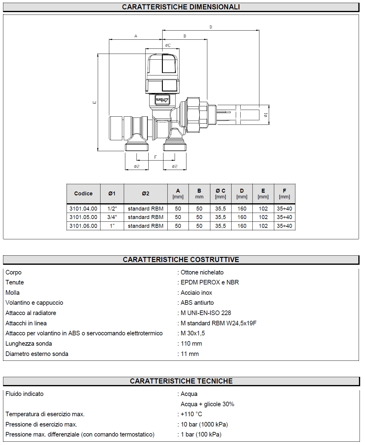 VALV MONO.3/4 INT/VAR TERM