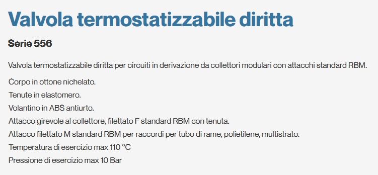 VALV TERMOST REG CIRCUITI 