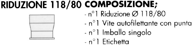 RIDUZIONE 118/80          