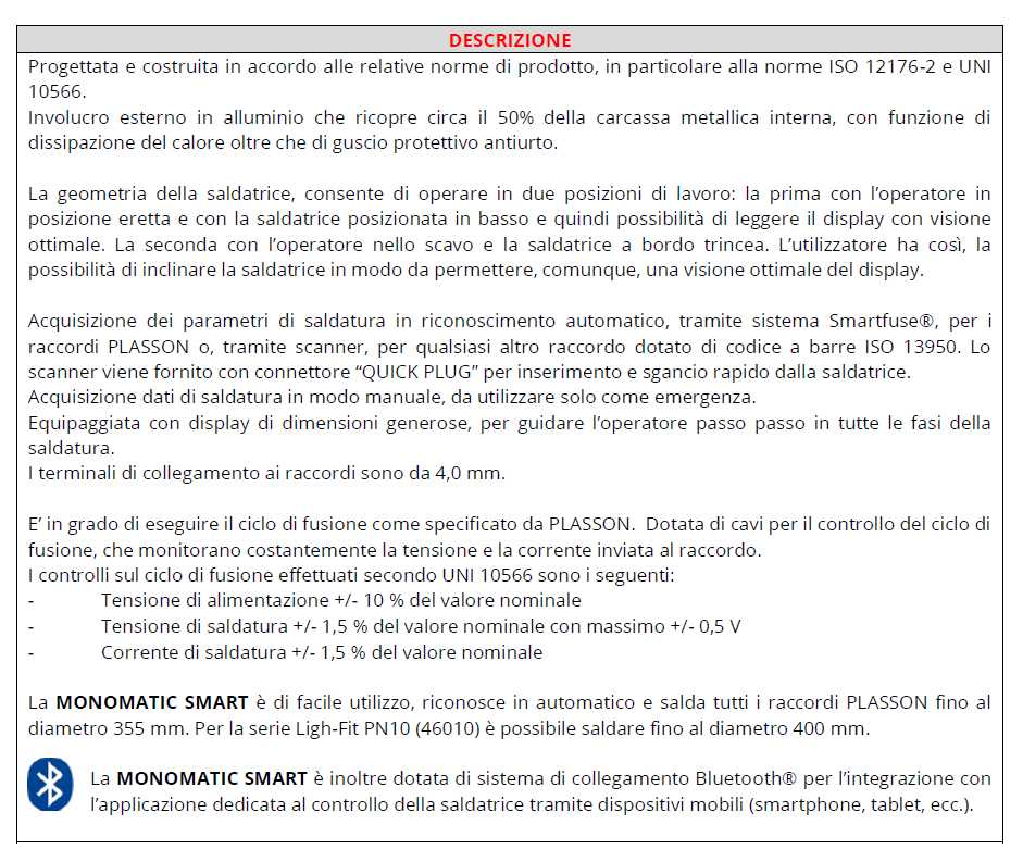 SALDATRICE MONOMATIC SMART