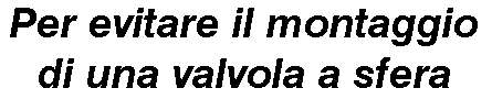 VALVOLA RITEGNO x VASO ESP