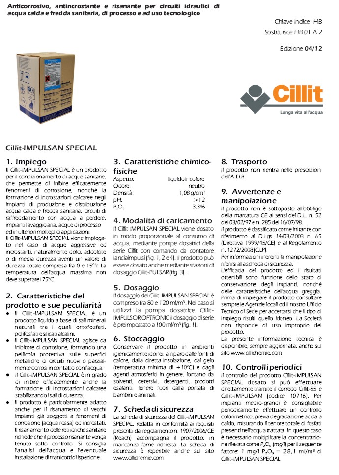 CILLIT IMPULSAN SPEC 20 LT
