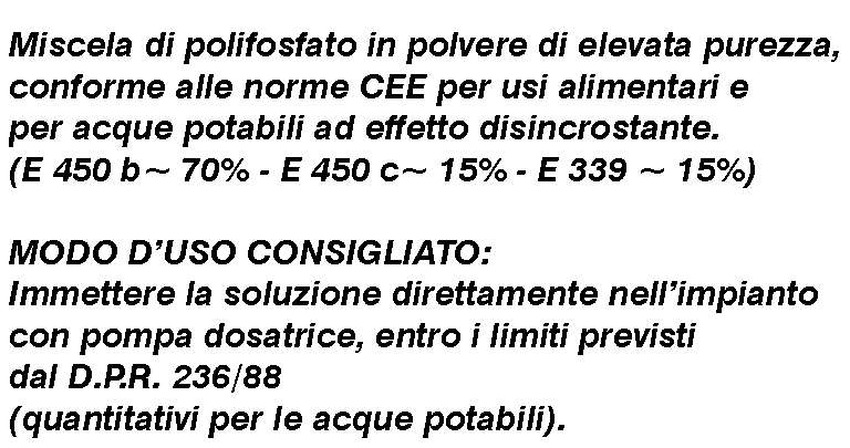 POLIFOSFATO POLVERE 1 kg  