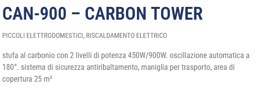STUFA CARBON TOWER  900 W 